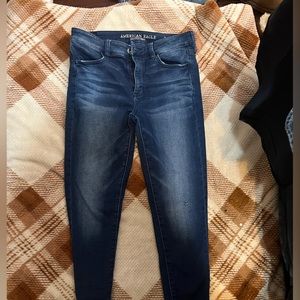 American Eagle super stretch high rise jeans size 8